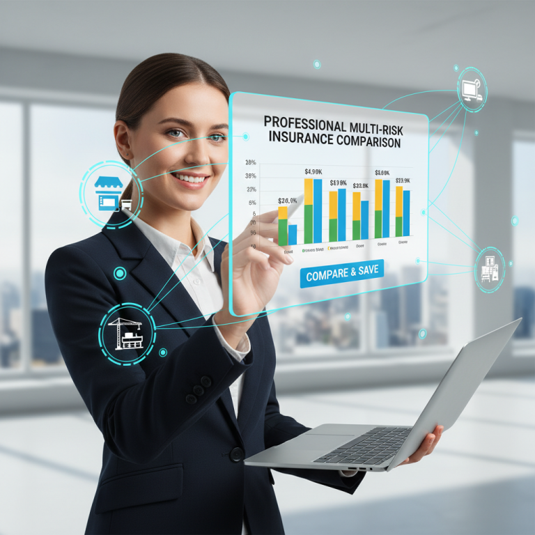 Trouver une assurance multirisque professionnelle adaptée grâce à un comparateur en ligne